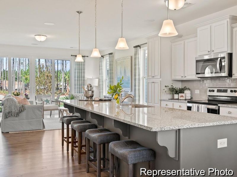 Furnished interior view inside a new home in , Ravenel (Image 4).