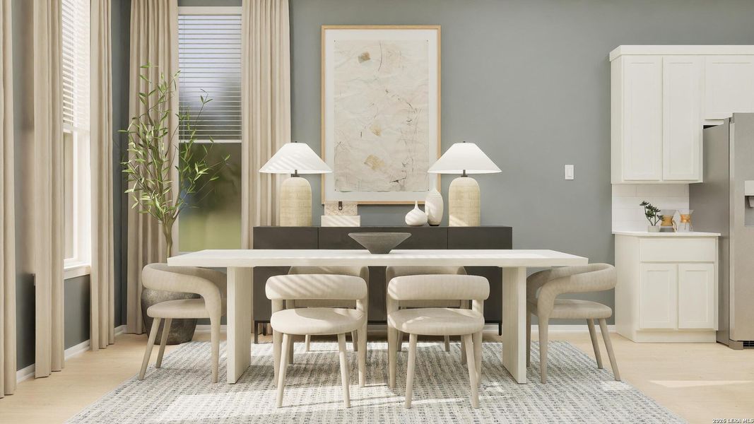 Furnished interior view inside a new home in Brookmill, San Antonio (Image 12). Furnished interior view inside a new home in Brookmill, San Antonio (Image 12).