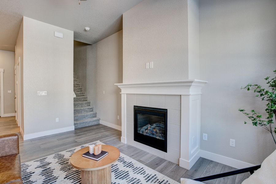 Representative furnished interior of a home built from the The Barrington by Landmark Homes in The Lakes at Centerra, Loveland (Image 3). Representative furnished interior of a home built from the The Barrington by Landmark Homes in The Lakes at Centerra, Loveland (Image 3).