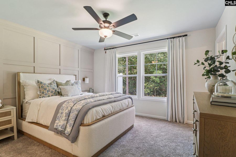 Furnished interior view inside a new home in Piney Woods Bluff, Columbia (Image 28). Furnished interior view inside a new home in Piney Woods Bluff, Columbia (Image 28).