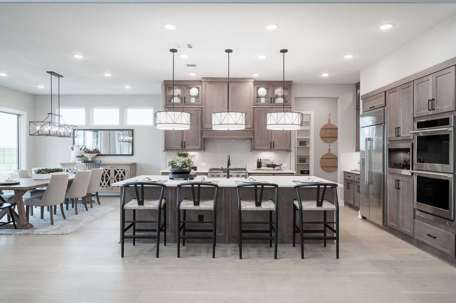 Representative furnished interior of a home built from the Milan by Tri Pointe Homes in Dunham Pointe, Cypress (Image 53).