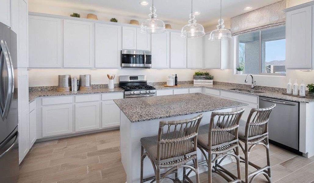 Representative furnished interior of a home built from the 35R4 by Taylor Morrison in Rio Vista at Rancho Mercado, Surprise (Image 4).