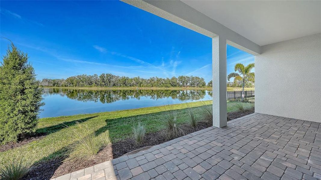 Exterior details and patio area of a home in Wildleaf, Parrish (Image 3).