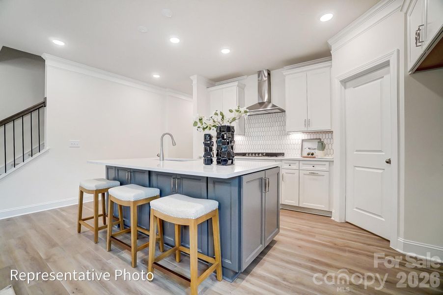 Furnished interior view inside a new home in Heritage - 55+ Community, Indian Trail (Image 7).