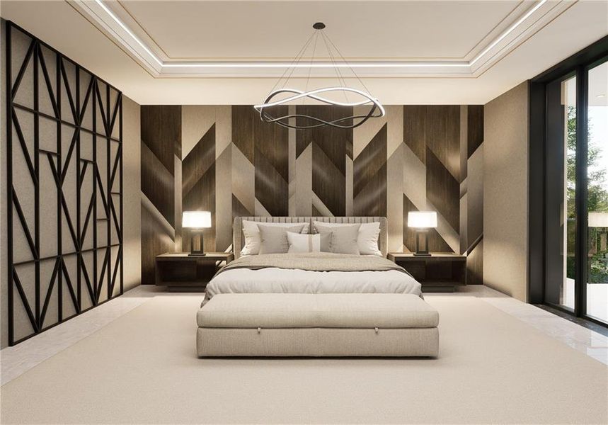 Furnished interior view inside a new home in , Roswell (Image 9). Furnished interior view inside a new home in , Roswell (Image 9).