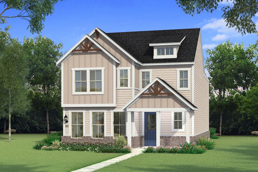 The Pecos - Farmhouse Elevation The Pecos - Farmhouse Elevation