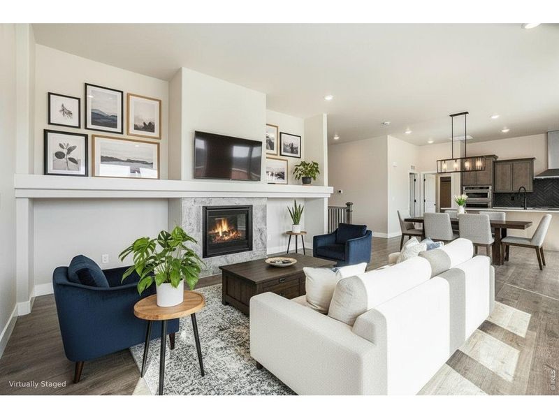 Furnished interior view inside a new home in , Arvada (Image 14).