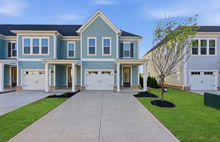 Front exterior of a new home in Alston Park, Greenville, SC, highlighting curb appeal (Image 23).