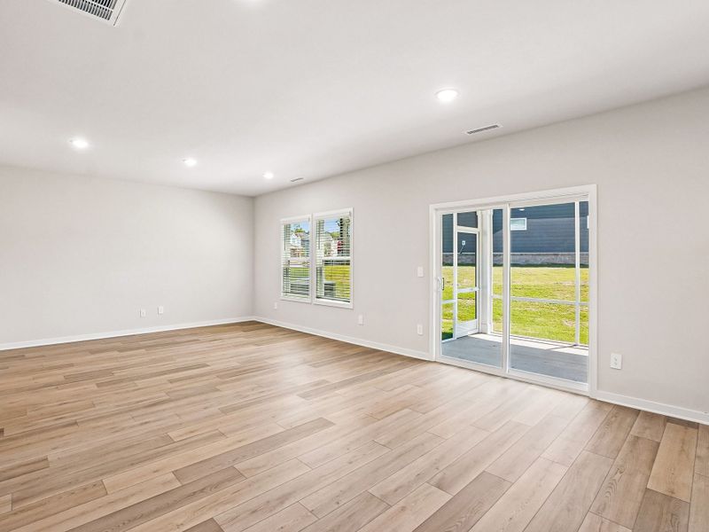 Spacious, unfurnished interior of a new home in The Heritage at Buffaloe Reserve, Raleigh (Image 12). Spacious, unfurnished interior of a new home in The Heritage at Buffaloe Reserve, Raleigh (Image 12).