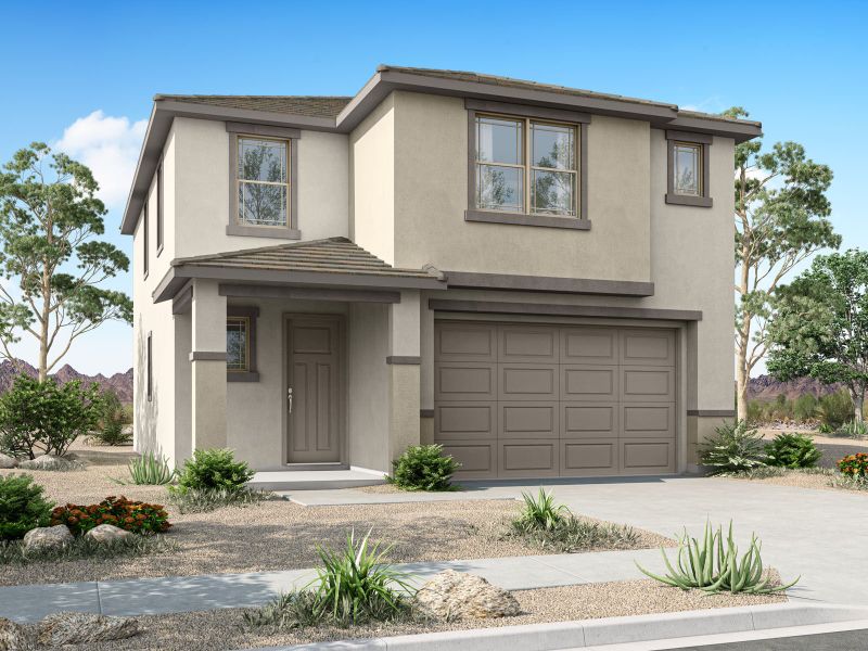 Front exterior of a home in the Baker Farms community, located in Phoenix, AZ (Image 12).