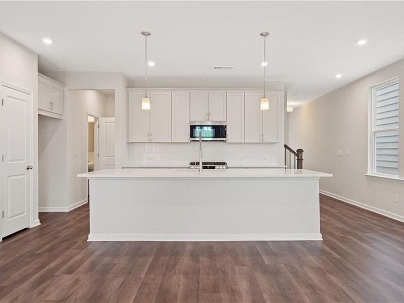 Furnished interior view inside a new home in The Village at Shallowford, Kennesaw (Image 7).