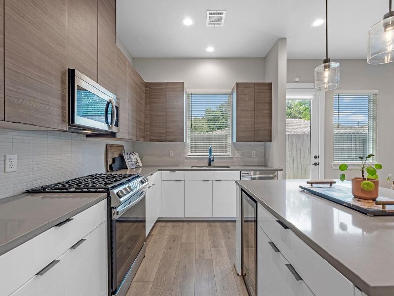 Furnished interior view inside a new home in , Houston (Image 4).