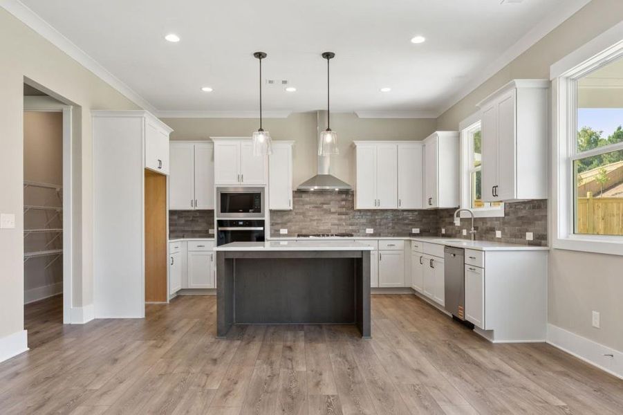 Furnished interior view inside a new home in Hillshire, Cumming (Image 6).
