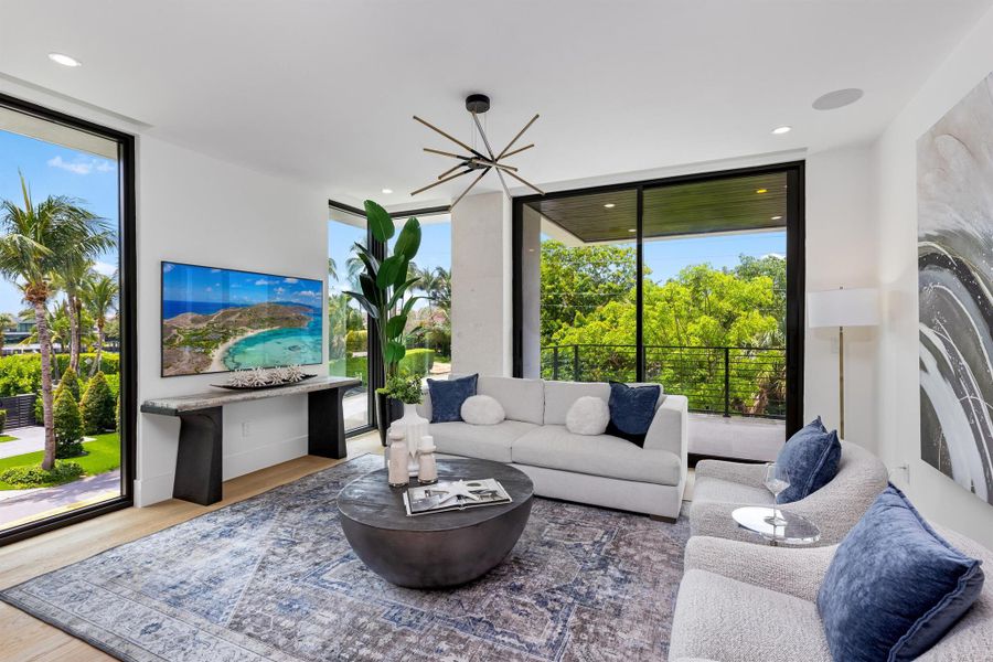 Furnished interior view inside a new home in , Boca Raton (Image 54). Furnished interior view inside a new home in , Boca Raton (Image 54).