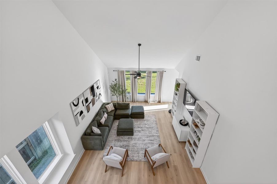 Furnished interior view inside a new home in , Arcola (Image 24).