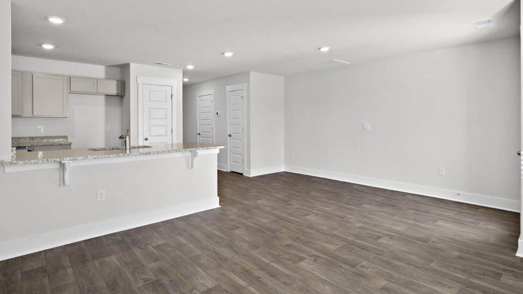 Spacious, unfurnished interior of a new home in Waterside Townhomes, Surf City (Image 15). Spacious, unfurnished interior of a new home in Waterside Townhomes, Surf City (Image 15).
