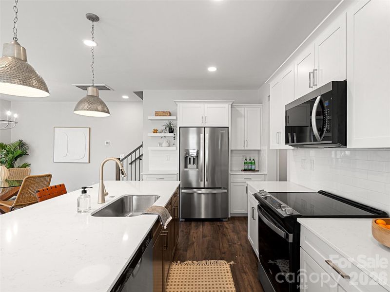 Furnished interior view inside a new home in , Weaverville (Image 36).