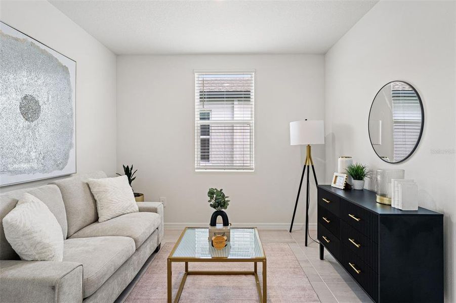 Furnished interior view inside a new home in Two Rivers - Classic Series, Zephyrhills (Image 15).