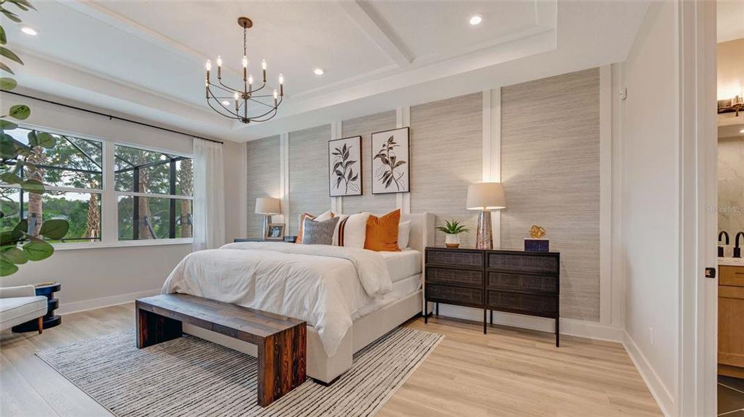 Furnished interior view inside a new home in Cresswind DeLand, Deland (Image 19).