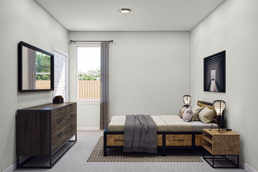 Representative furnished interior of a home built from the Fairfield by Tri Pointe Homes in Lagos Reserve, Manor (Image 16).