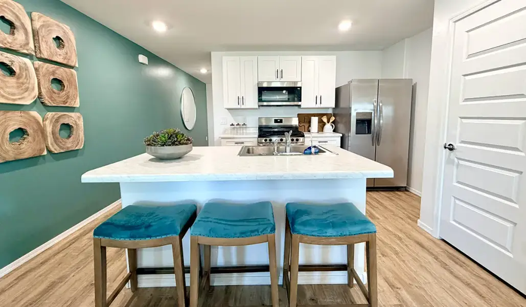Furnished interior view inside a new home in Sorrel Ridge Estates, Tucson (Image 10).