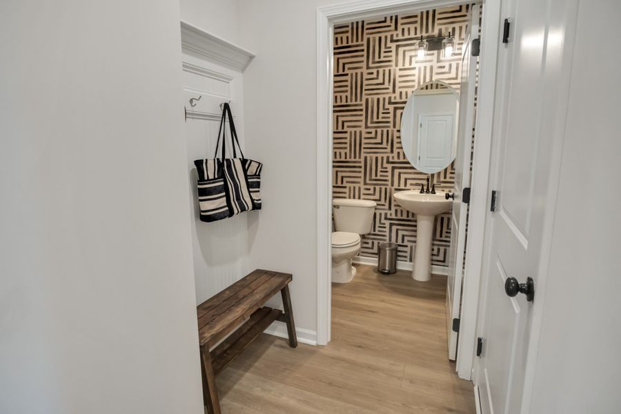 Furnished interior view inside a new home in The Oaks, Clarksville (Image 17).