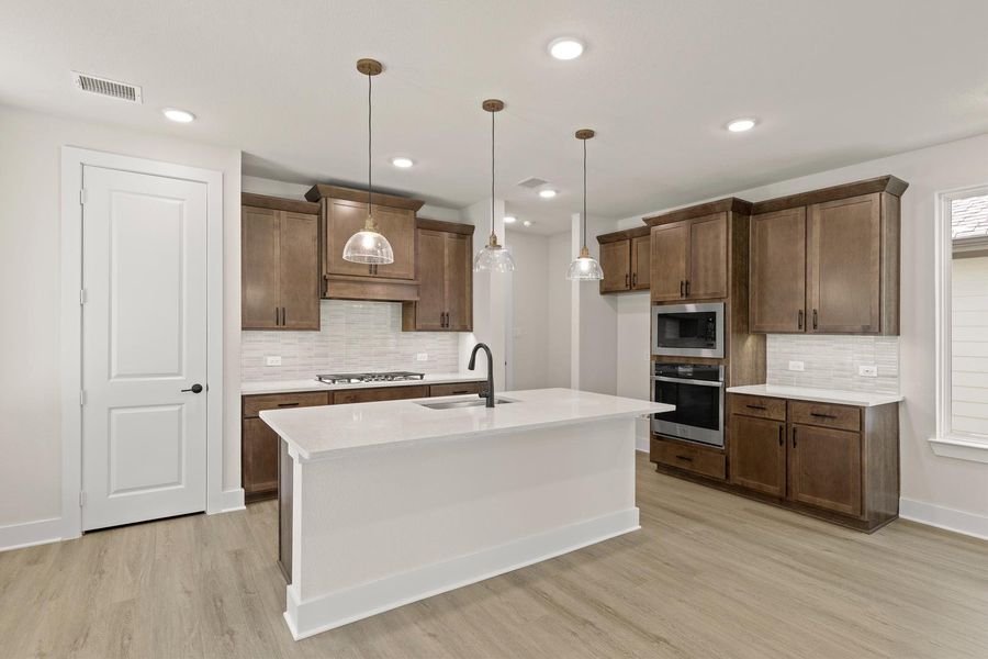 Furnished interior view inside a new home in Carriage Collection at Painted Tree, McKinney (Image 6).