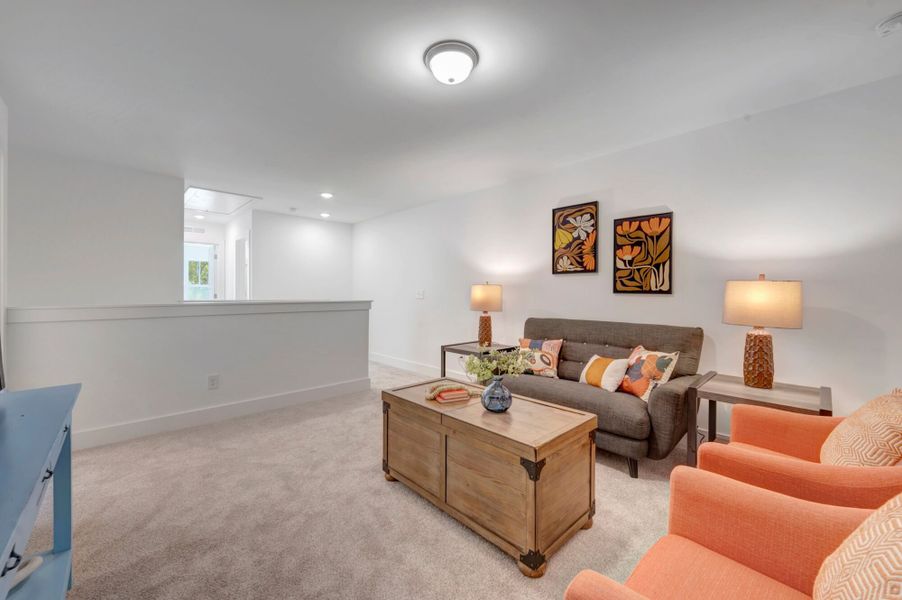 Furnished interior view inside a new home in Ashmore Townes, Garner (Image 13).