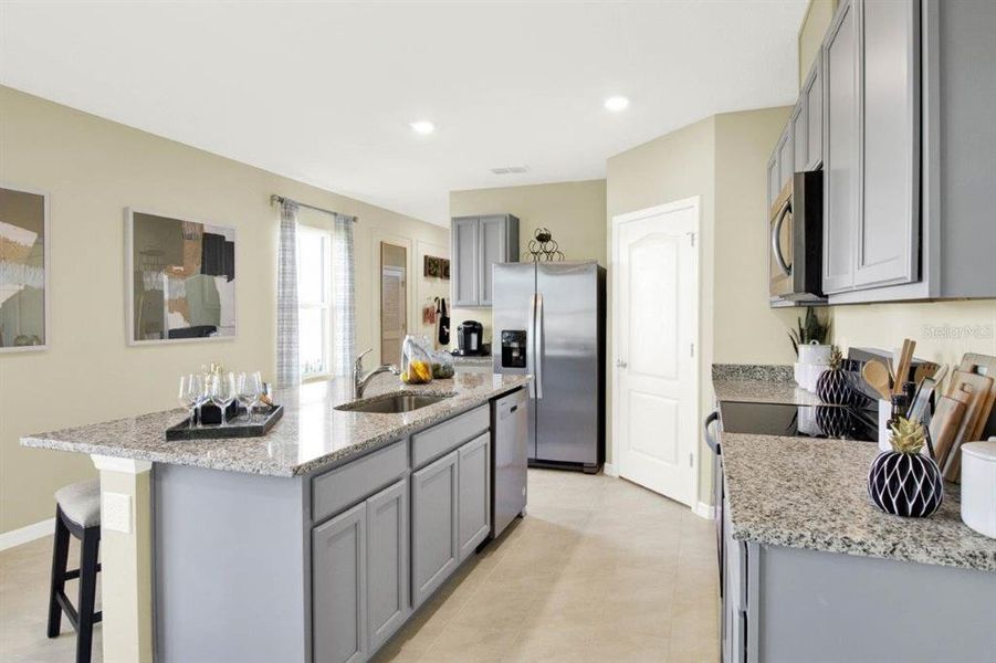 Furnished interior view inside a new home in Villamar, Winter Haven (Image 15).