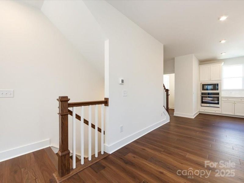 Open Rail at Second Floor