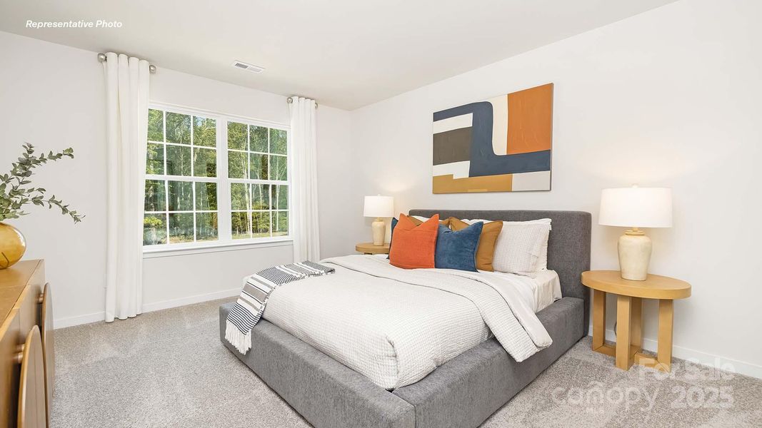 Furnished interior view inside a new home in The Hamptons at Hickory, Hickory (Image 15).