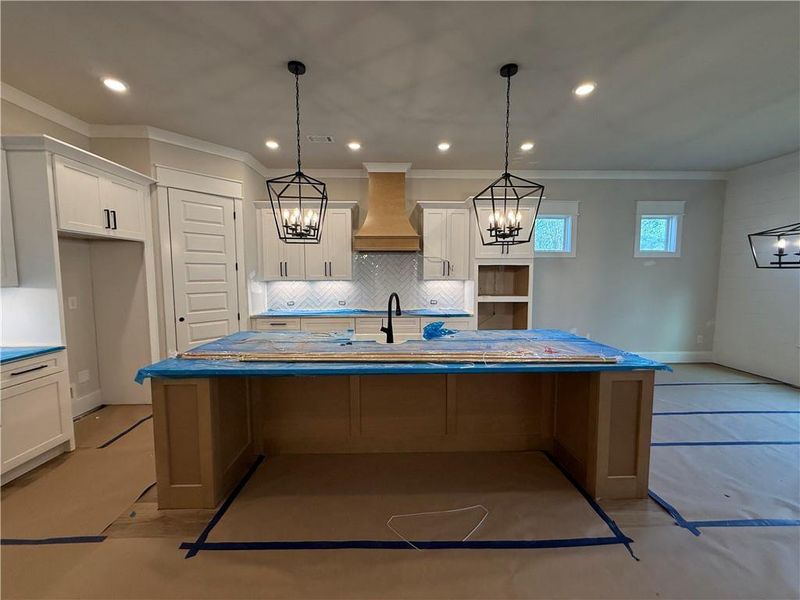 In-progress construction of a new home in , Pendergrass, GA (Image 23).