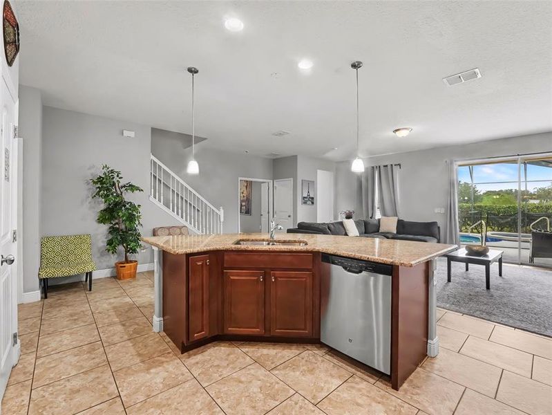 Furnished interior view inside a new home in , Davenport (Image 12).