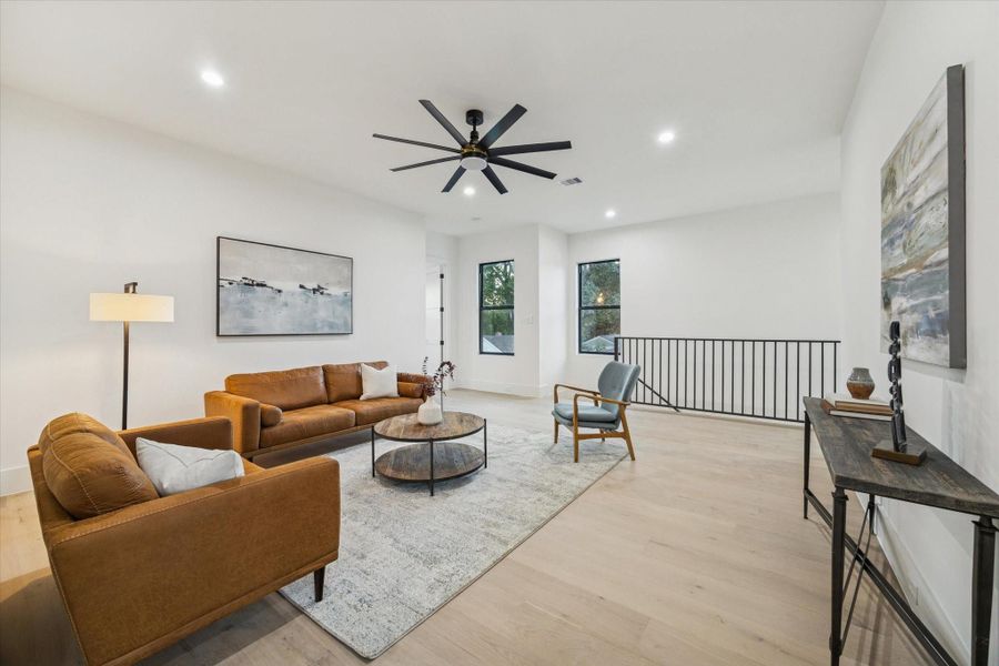 Furnished interior view inside a new home in , Houston (Image 28).