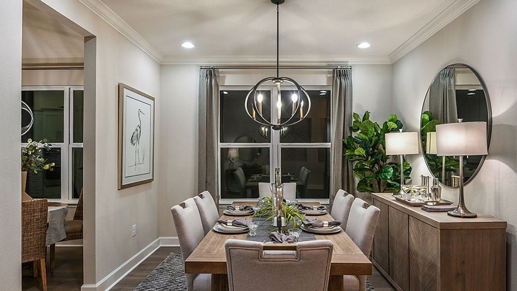 Representative furnished interior of a home built from the Saint Thomas by Taylor Morrison in Cassia at Skye Ranch, Sarasota (Image 22).