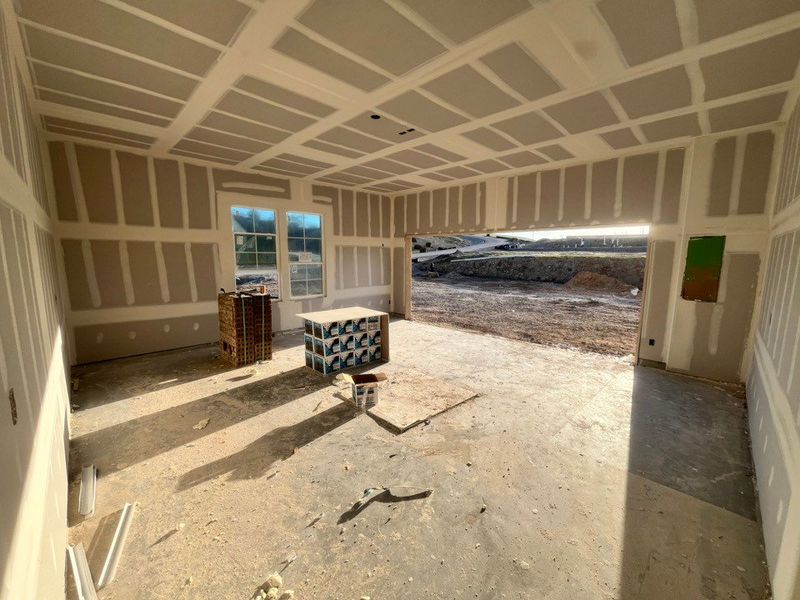 In-progress construction of a new home in Eagle Ridge Estates, Weatherford, TX (Image 9).