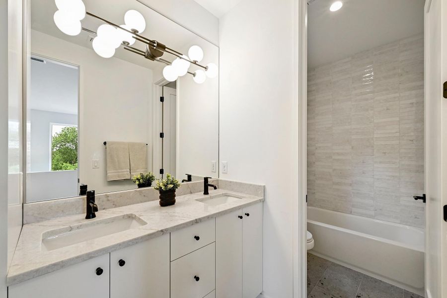Furnished interior view inside a new home in , Austin (Image 24).