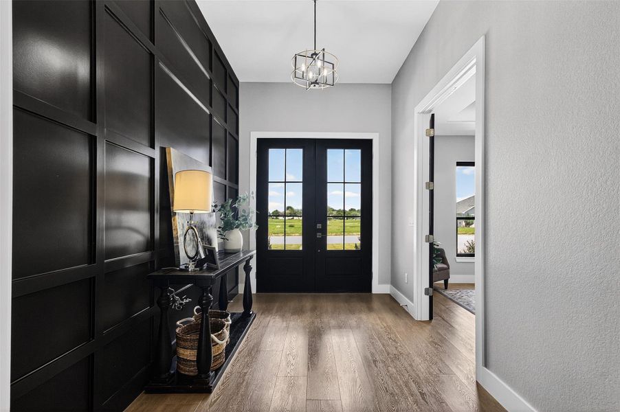 Furnished interior view inside a new home in , Kingsland (Image 11).