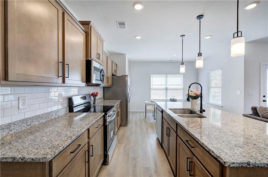 Furnished interior view inside a new home in , Cartersville (Image 12).