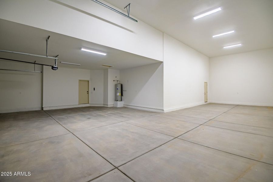 Inside garage Inside garage