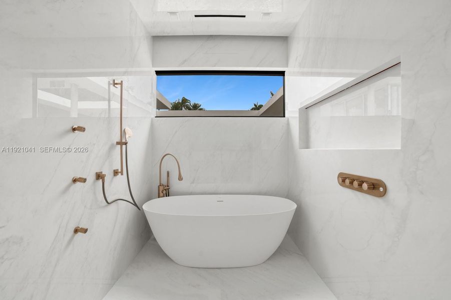 Furnished interior view inside a new home in , Miami Beach (Image 6).