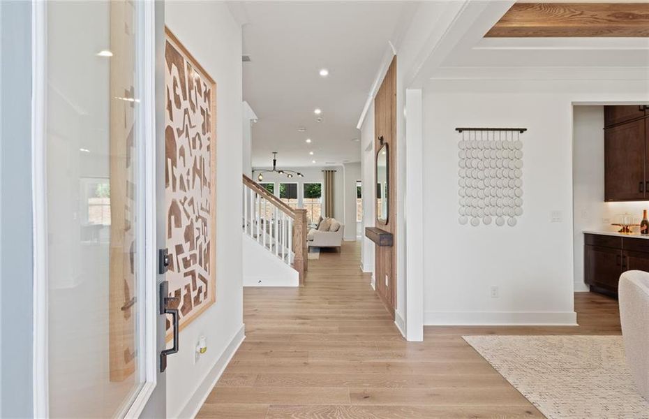 Furnished interior view inside a new home in Silverwood, Cumming (Image 5).
