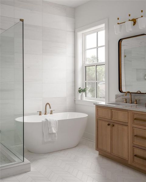 Furnished interior view inside a new home in , Tampa (Image 6).