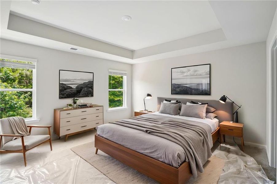 Furnished interior view inside a new home in Artisan Walk, Fairburn (Image 8).