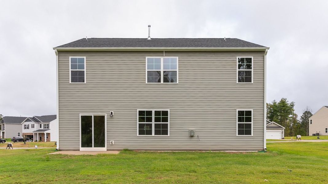 Exterior details and patio area of a home in Colly Farm, Stokesdale (Image 20).