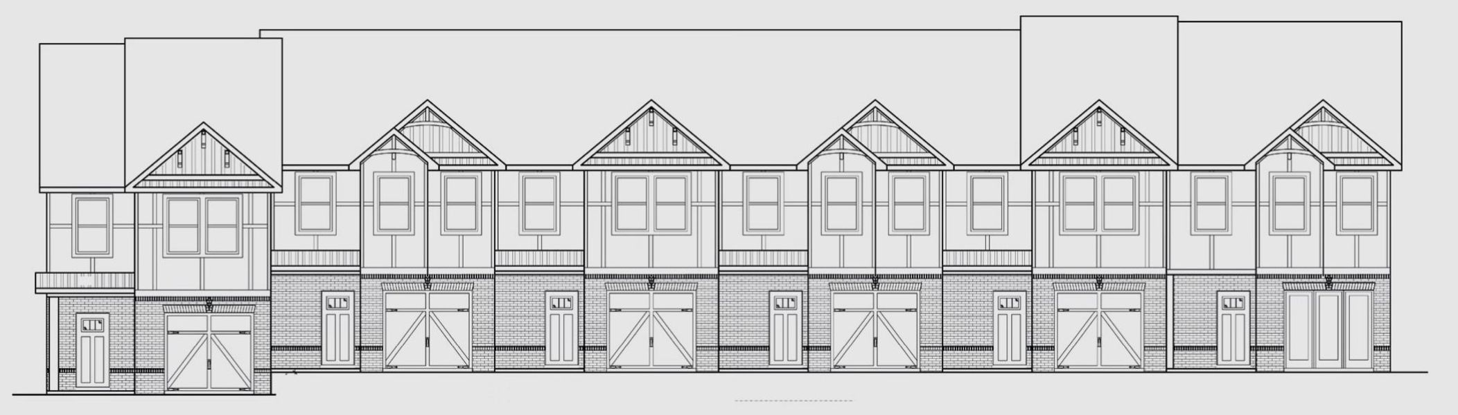 Representative rendering of the exterior for the Jade I - Townhomes by Dream Finders Homes (Image 1).