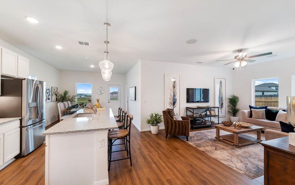 Furnished interior view inside a new home in Cool Water, Jarrell (Image 15).