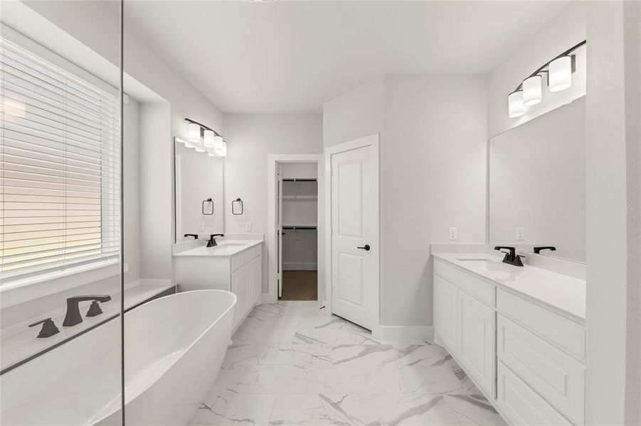 Furnished interior view inside a new home in Grayhawk Addition, Forney (Image 10). Furnished interior view inside a new home in Grayhawk Addition, Forney (Image 10).