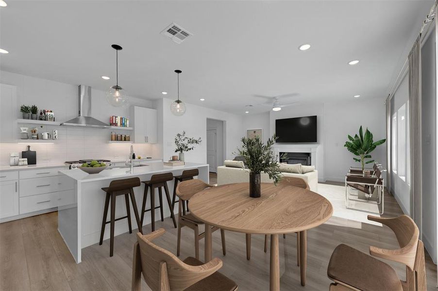 Furnished interior view inside a new home in Heritage Ranch, Sherman (Image 11).