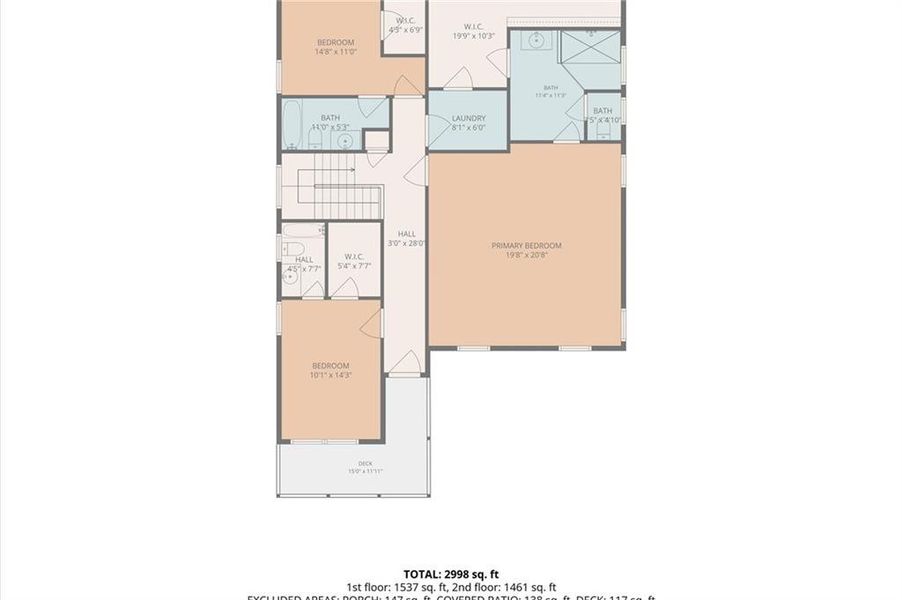 2D floor plan layout of this home in , Covington, GA (Image 7).
